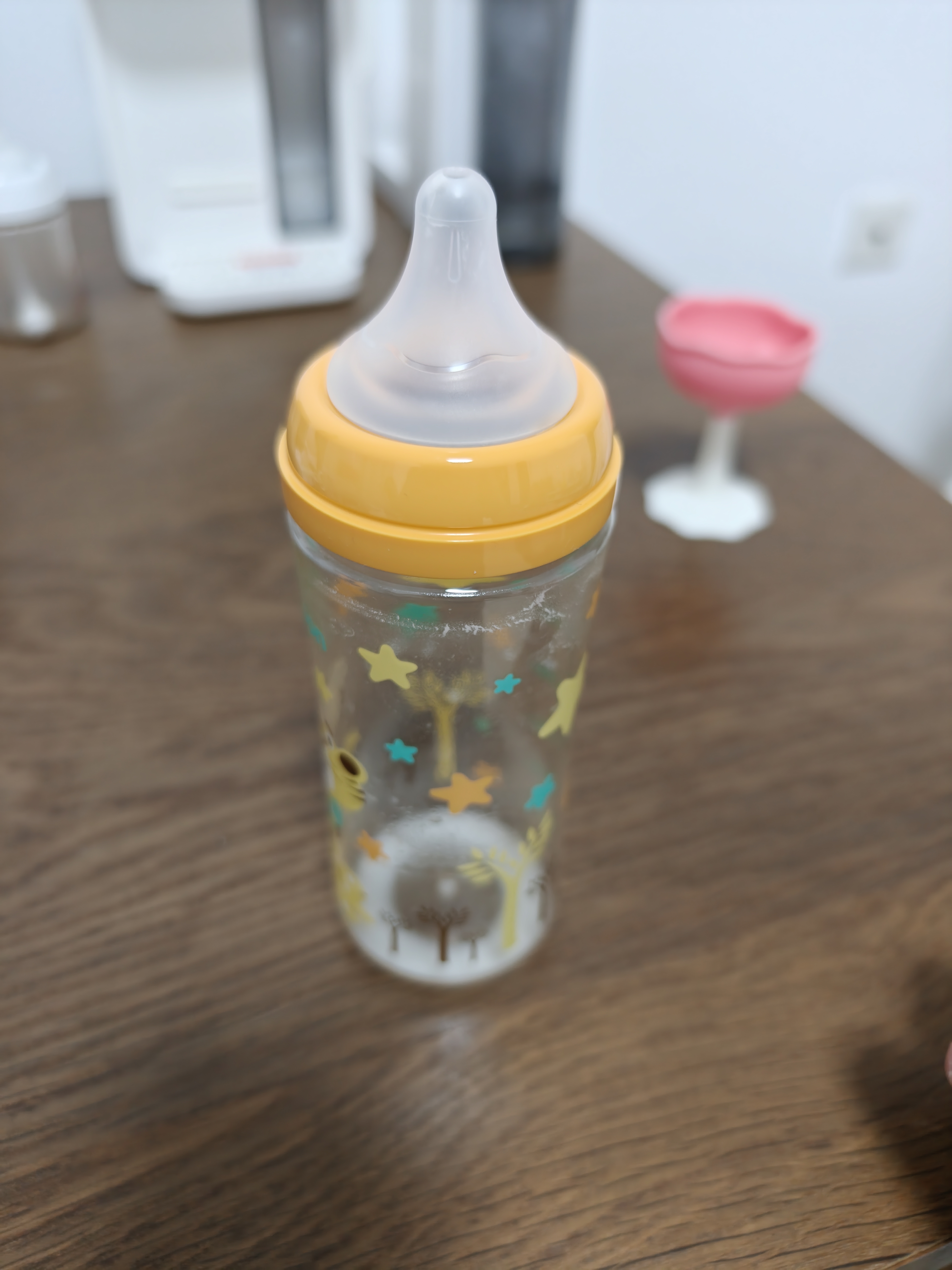 贝亲（Pigeon）PPSU双把手防胀气奶瓶330ml 绅士豹 L号奶嘴 6月+ AA223 实拍图