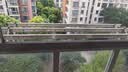好太太（Hotata） 阳台伸缩晾衣架折叠晾衣杆户外推拉收缩飘窗室外晒架外飘晾衣架 【D-6125】钛金灰+2米三杆 实拍图