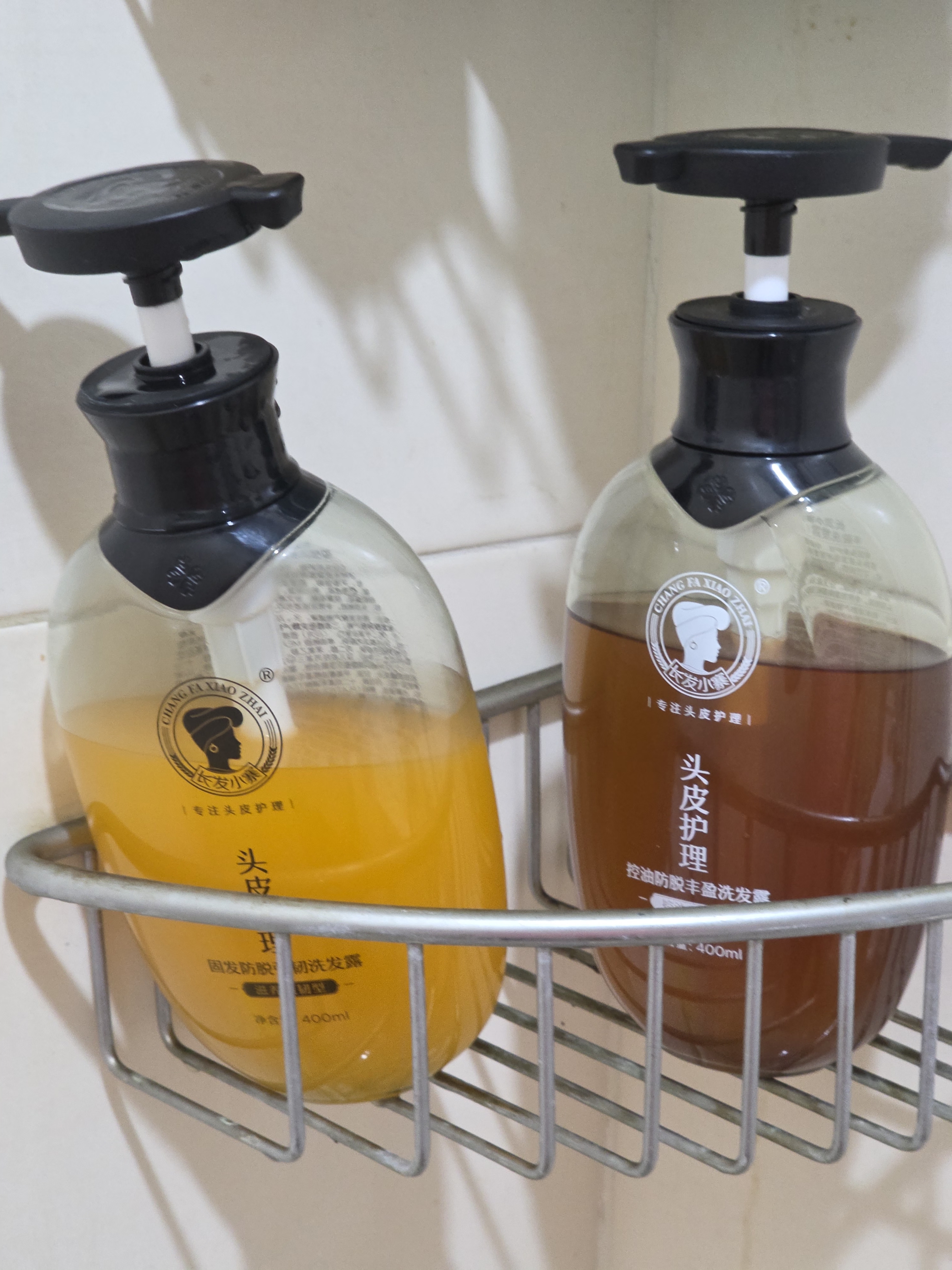 长发小寨【2瓶装】固发防脱+控油防脱洗发800ml 淘米水防断掉发养发套装 实拍图