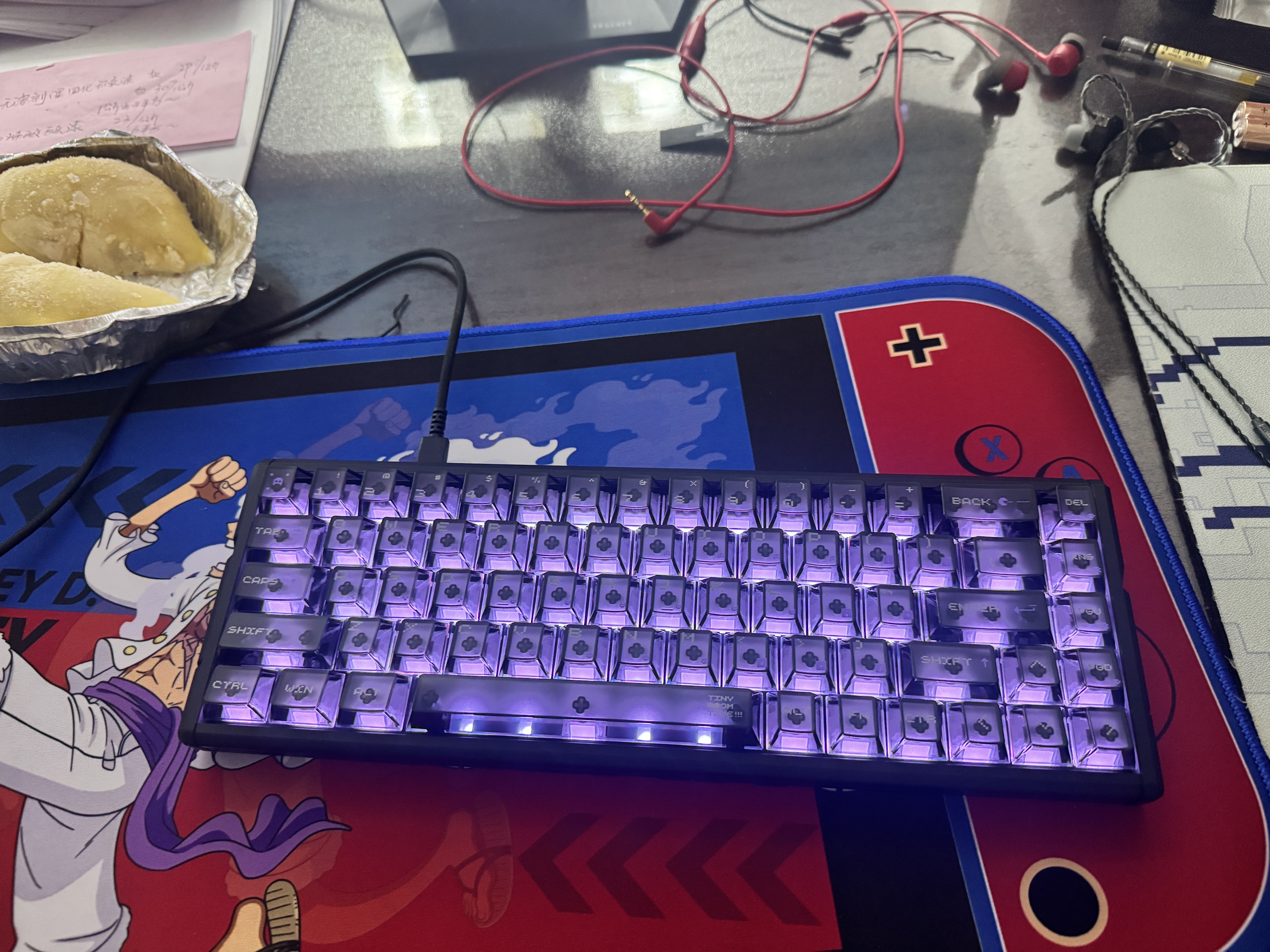 ATKRS6+磁轴键盘 RT客制化电竞游戏机械键盘有线无畏契约68键 RS6+黑武士雪刃轴Pro 实拍图