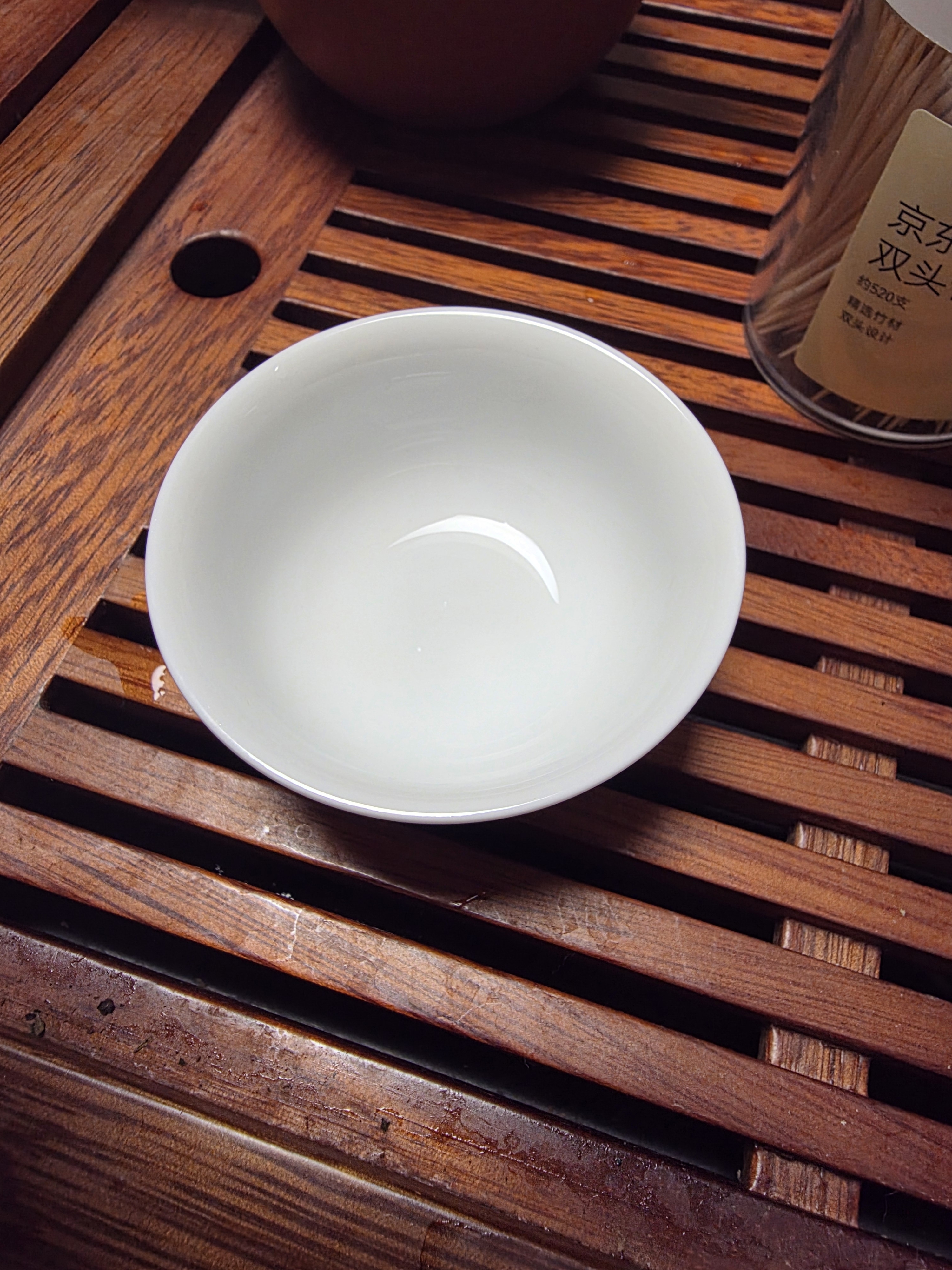 末都  功夫小茶杯 景德镇陶瓷手绘茶具青花瓷器薄胎单只茶盏品茗杯子 荷花2款【40ML】 实拍图