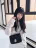 CinvaiKrose官方店小c&k包包女包2026新款单肩斜挎包女士菱格链条包生日礼物 黑色Black【小号】送女友老婆女生走心 实拍图