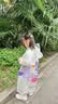 牧萌儿童雨衣男童学生上学专用带书包位女童防雨服幼儿园雨披 实拍图