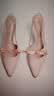 CHARLES&KEITH缎面蝴蝶结尖头高跟凉鞋女生日礼物送女友CK1-60361556 Light Pink浅粉色 37 实拍图
