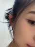 芯奢纯银999足银针蝴蝶耳钉女士耳骨钉高级耳环精致小巧养耳洞不过敏 一对+精美礼盒 实拍图