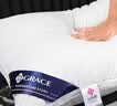 洁丽雅（Grace）枕头 7A抗菌星级酒店家用枕芯 白色枕头单人一只45×70cm 实拍图