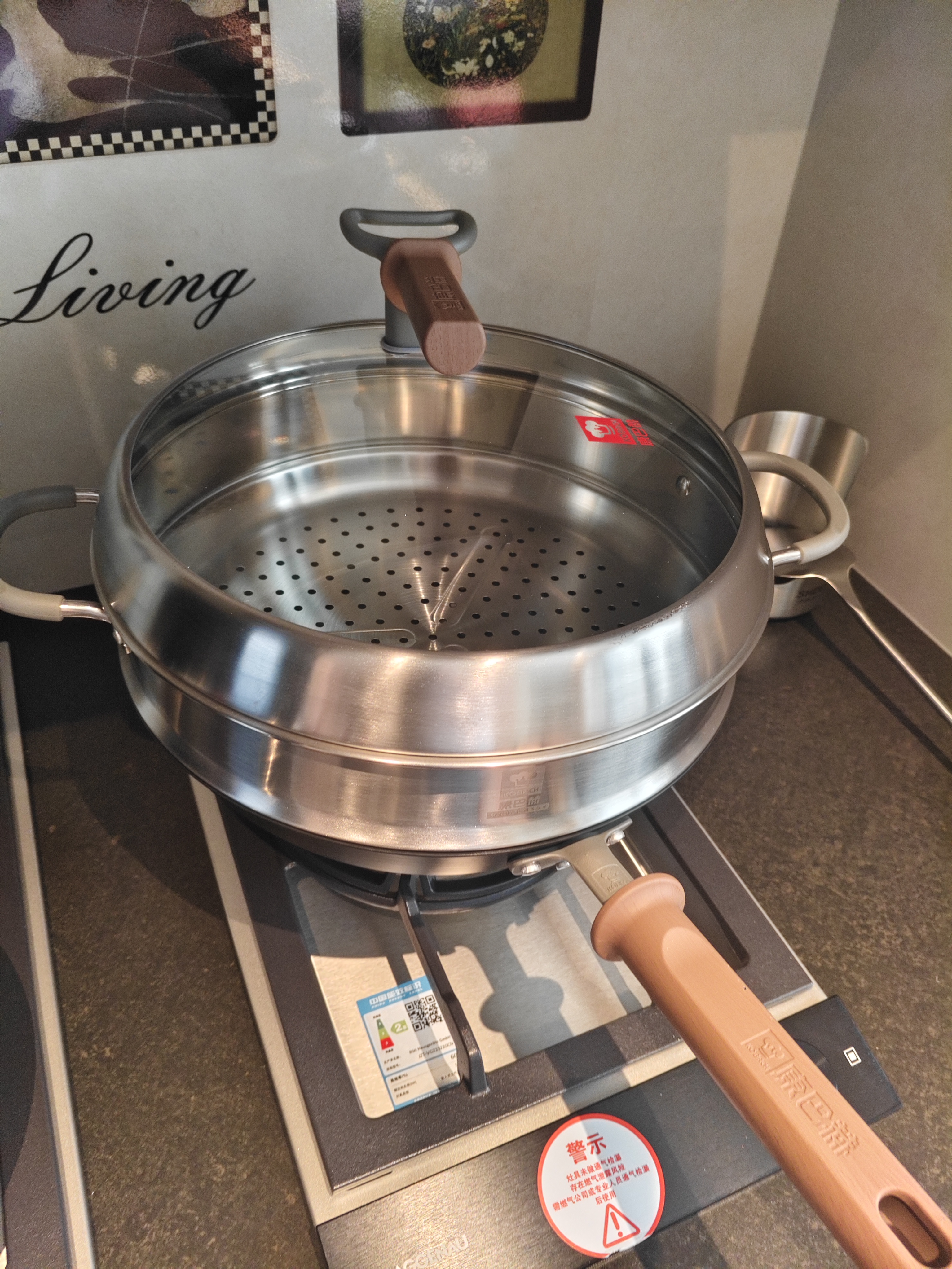 康巴赫【发布会新品】钛香铁锅炒锅无涂层炒菜不粘锅家用电磁炉燃气通用 【365天生锈包换】炒锅+不锈钢铲+蒸屉+防烫夹 32cm 十年穿孔生锈包换丨超强防锈丨一级不粘 实拍图