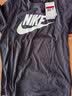 耐克(NIKE)男短袖T恤 纯棉 运动休闲 经典简约 AR5005-010 黑色L 实拍图