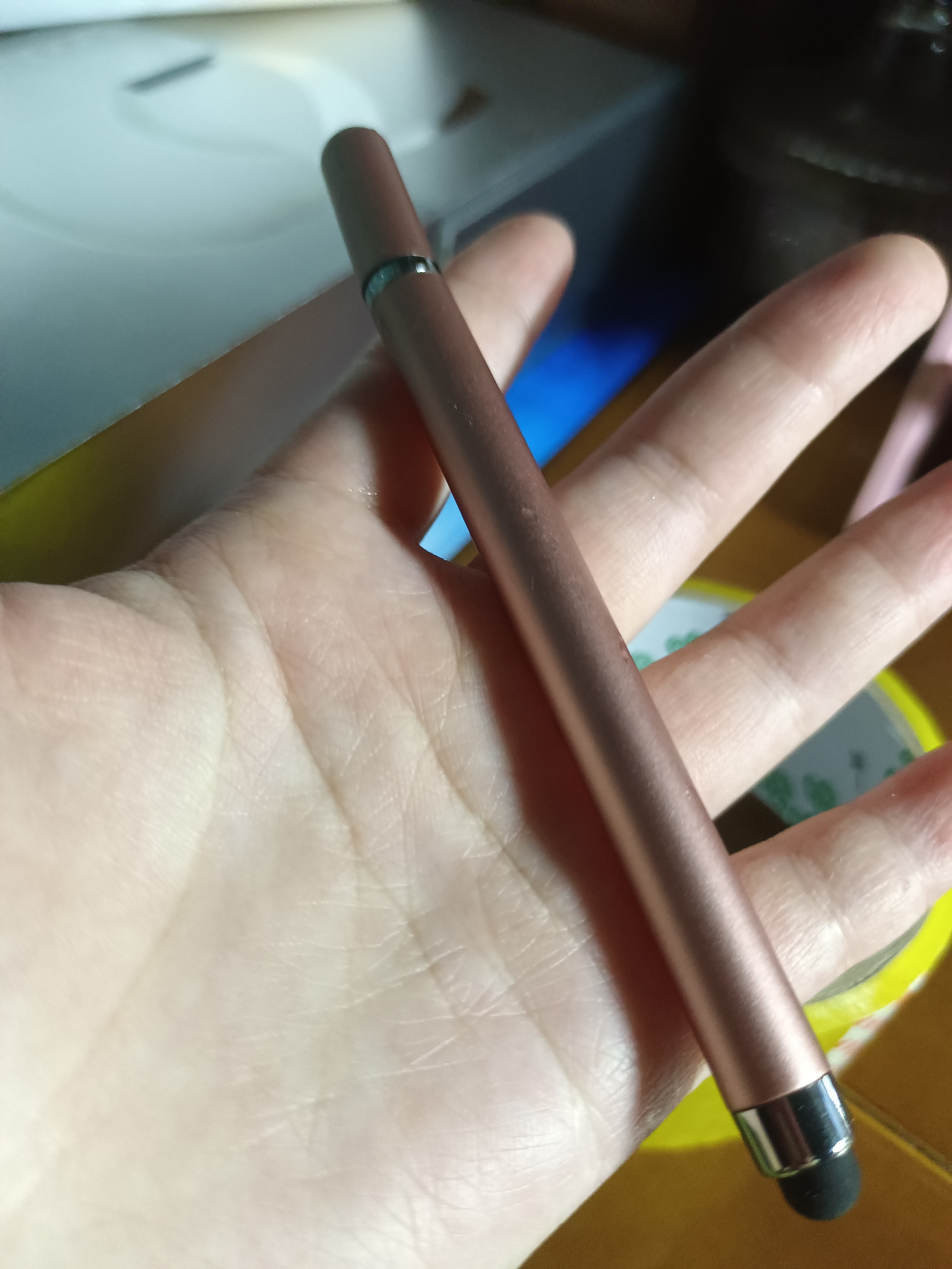 触屏笔手机手写电容笔适用vivo小米安卓华为OPPO触控笔细头平板笔 特价促销/升级款【粉金】1支/超精准 实拍图