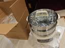 九阳（Joyoung）电蒸锅快速蒸汽电煮锅电火锅家用蒸包子15.5L大容量0涂层蒸煮一体电热锅分体可拆洗多用途锅GZ581 实拍图