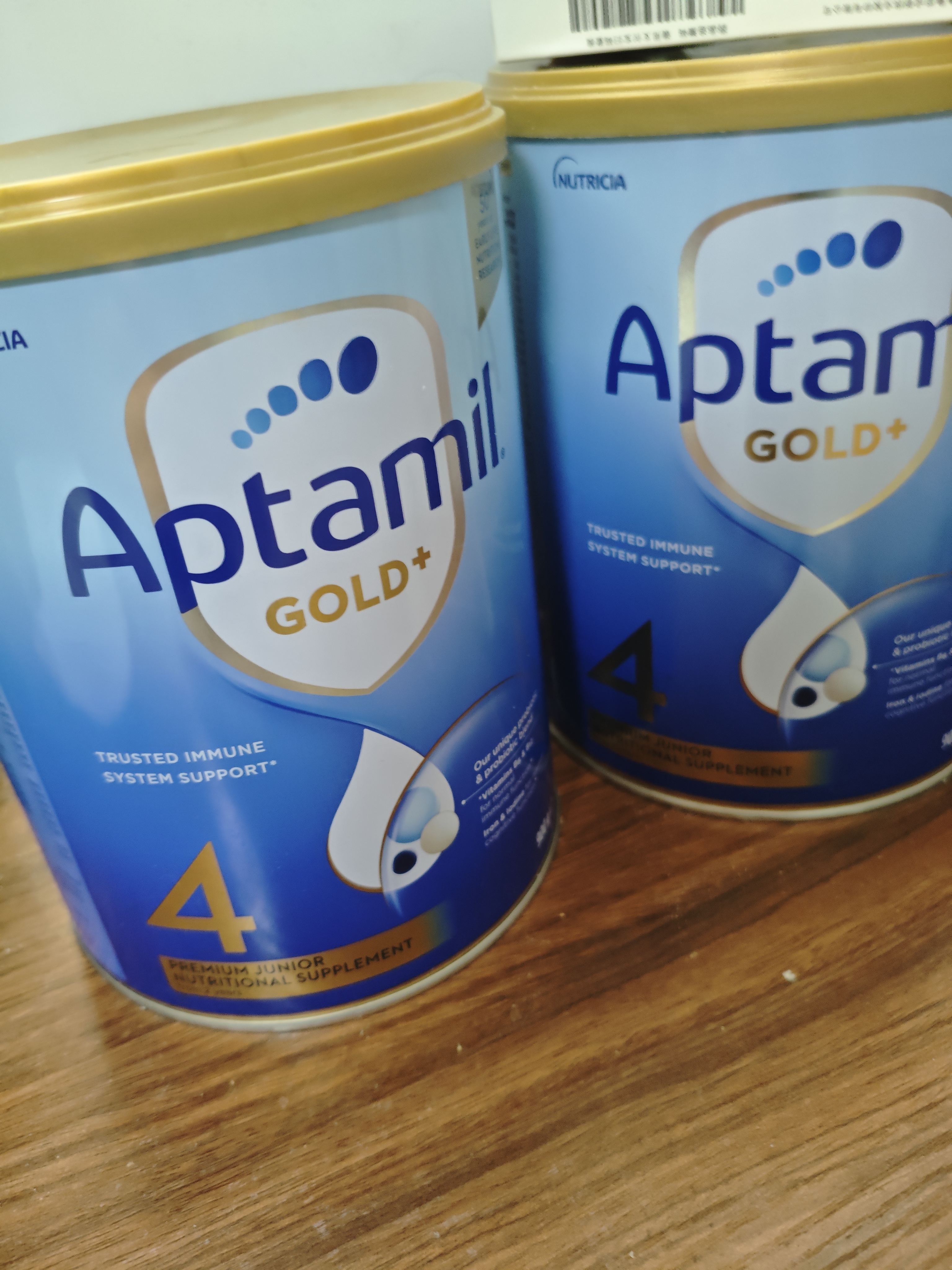 Aptamil爱他美（Aptamil）金装澳洲版DHA婴幼儿配方奶粉原装正品进口 4段 1罐 【新客0元试喝】 实拍图