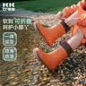 Kocotreekk树儿童雨鞋防滑轻便男女孩长筒靴宝宝雨靴小学生上学专用水鞋 实拍图