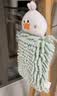 洁丽雅（Grace）擦手巾16*26cm*2条雪尼尔加厚吸水海绵浴室吸水巾朵拉鸭+比特熊 实拍图