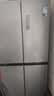 美的（Midea）480升十字四开门冰箱全空间养鲜抗菌净味双变频新国标真一级风冷无霜超薄家用大容量国家补贴 497新国标一级|榭湖银 实拍图