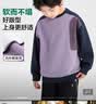 左西男童卫衣春装儿童衣服春秋款2026新款男孩洋气上衣潮 新麻灰 160 实拍图