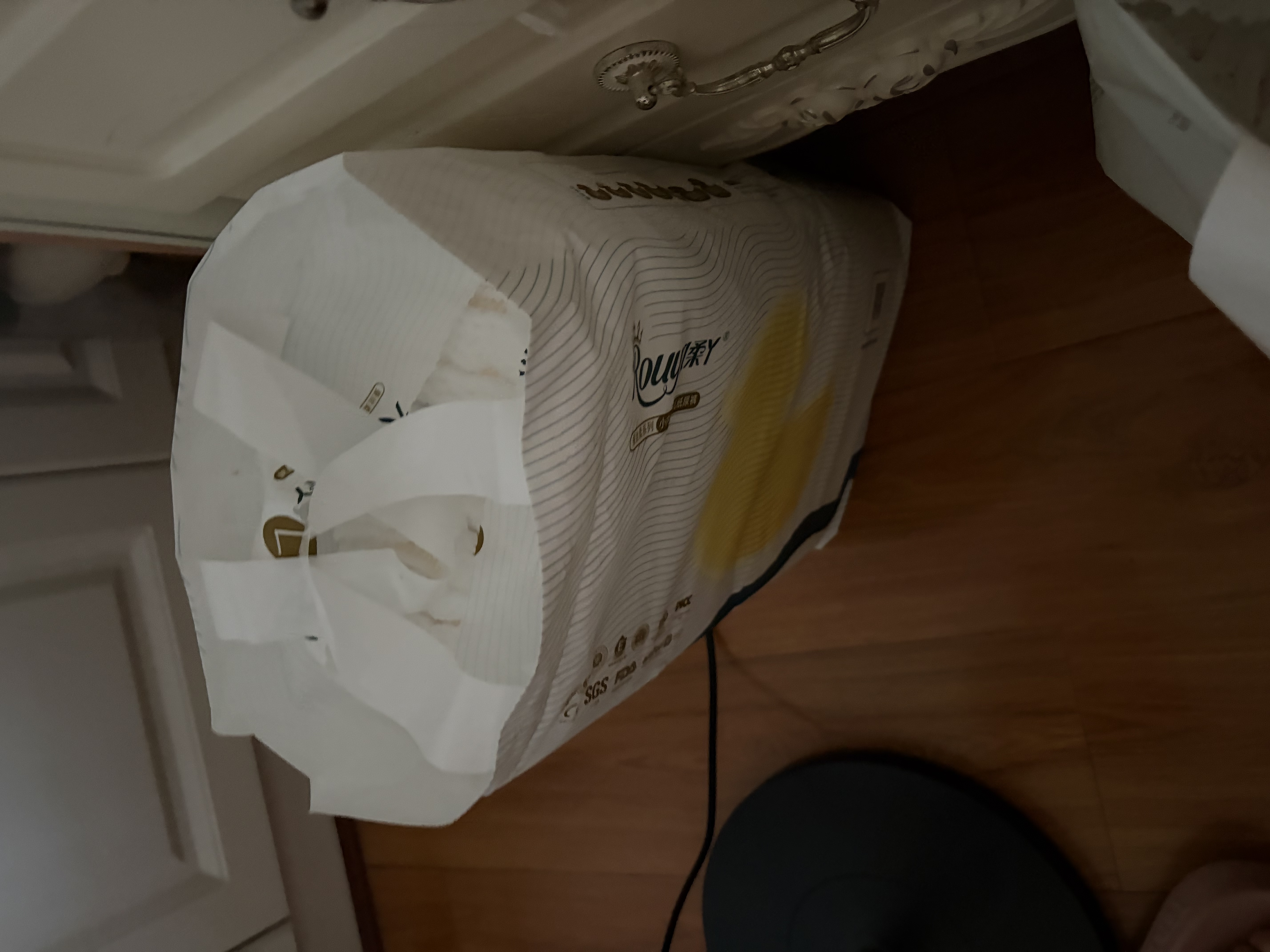 柔丫（ROUYA）【未检出甲酰胺】蚕丝柔拉拉裤L54片夏季超薄芯体透气尿不湿 实拍图