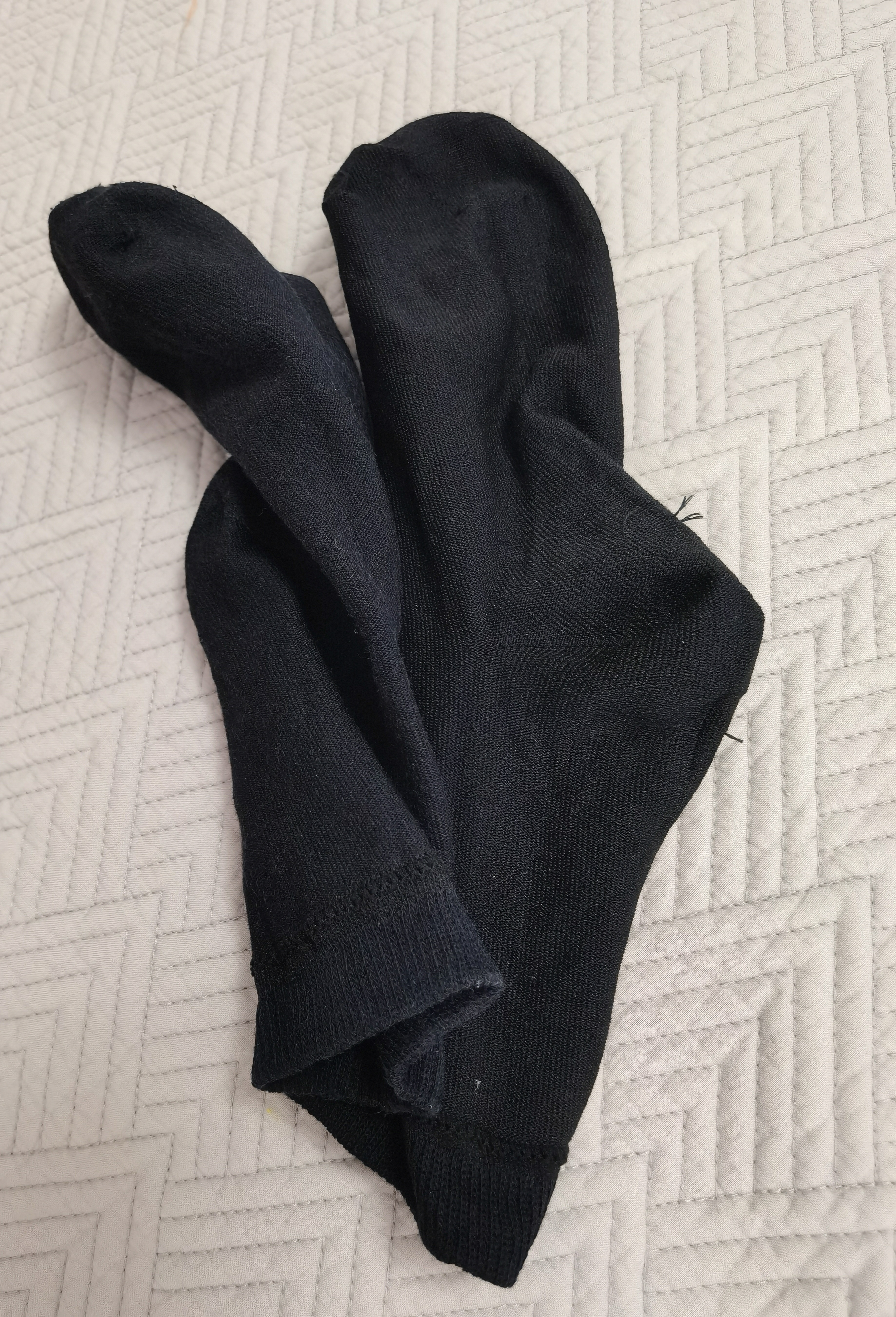 京东京造【10A抗菌】新疆棉男士袜子男夏季防臭透气吸汗中筒袜黑色5双 实拍图
