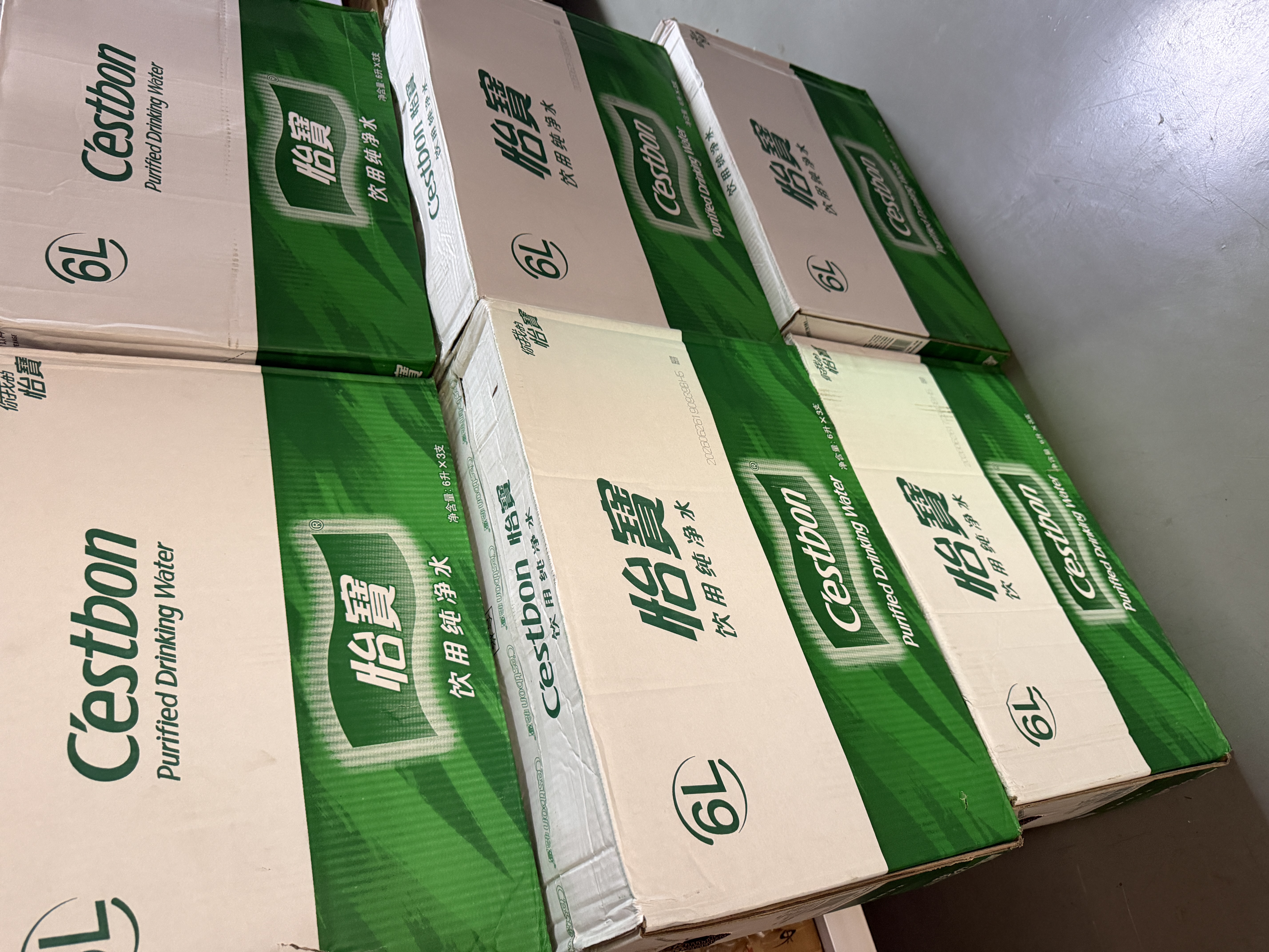 怡宝 饮用水 纯净水6L*3桶装水 整箱装 实拍图