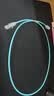 泛达 泛达六类细网线CAT6类千兆跳线POE监控办公家用水晶头宽带成品网线 冰湖蓝 1米 实拍图