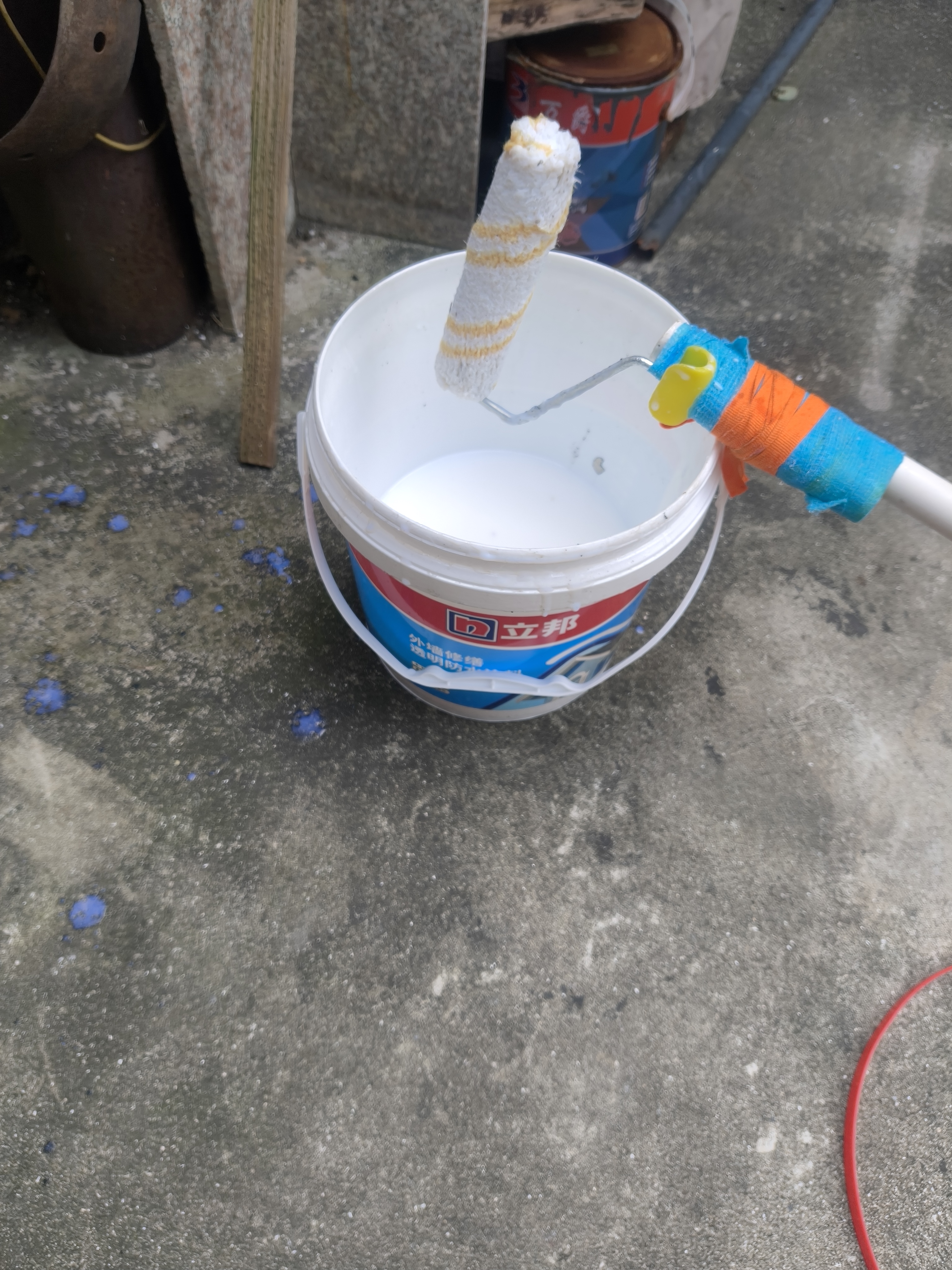 立邦外墙防水涂料透明防水胶窗台防水补漏材料透明堵漏胶渗透型 7kg 实拍图