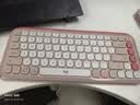 罗技（Logitech）POP ICON KEYS无线蓝牙键盘 AI轻音薄膜电脑办公键盘鼠标套装mac ipad键鼠套装泡泡键盘自定义85键 POP ICON COMBO 粉色 实拍图