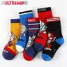 ULTRAMAN奥特曼儿童袜子2026春秋男孩中筒袜宝宝棉袜AHM3012五双 18-20cm 实拍图