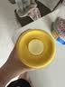 乐扣乐扣辅食盒玻璃保鲜盒可蒸煮迷你辅食工具宝宝蒸蛋碗姜黄圆形儿童饭盒 实拍图