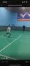 尤尼克斯（YONEX）羽毛球鞋yy入门级训练减震动力垫男女SHB101CR白/蓝 40码 实拍图