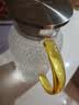富光玻璃杯耐热玻璃凉水壶锤纹带把手大容量家用杯花茶杯子茶壶冷水壶 实拍图