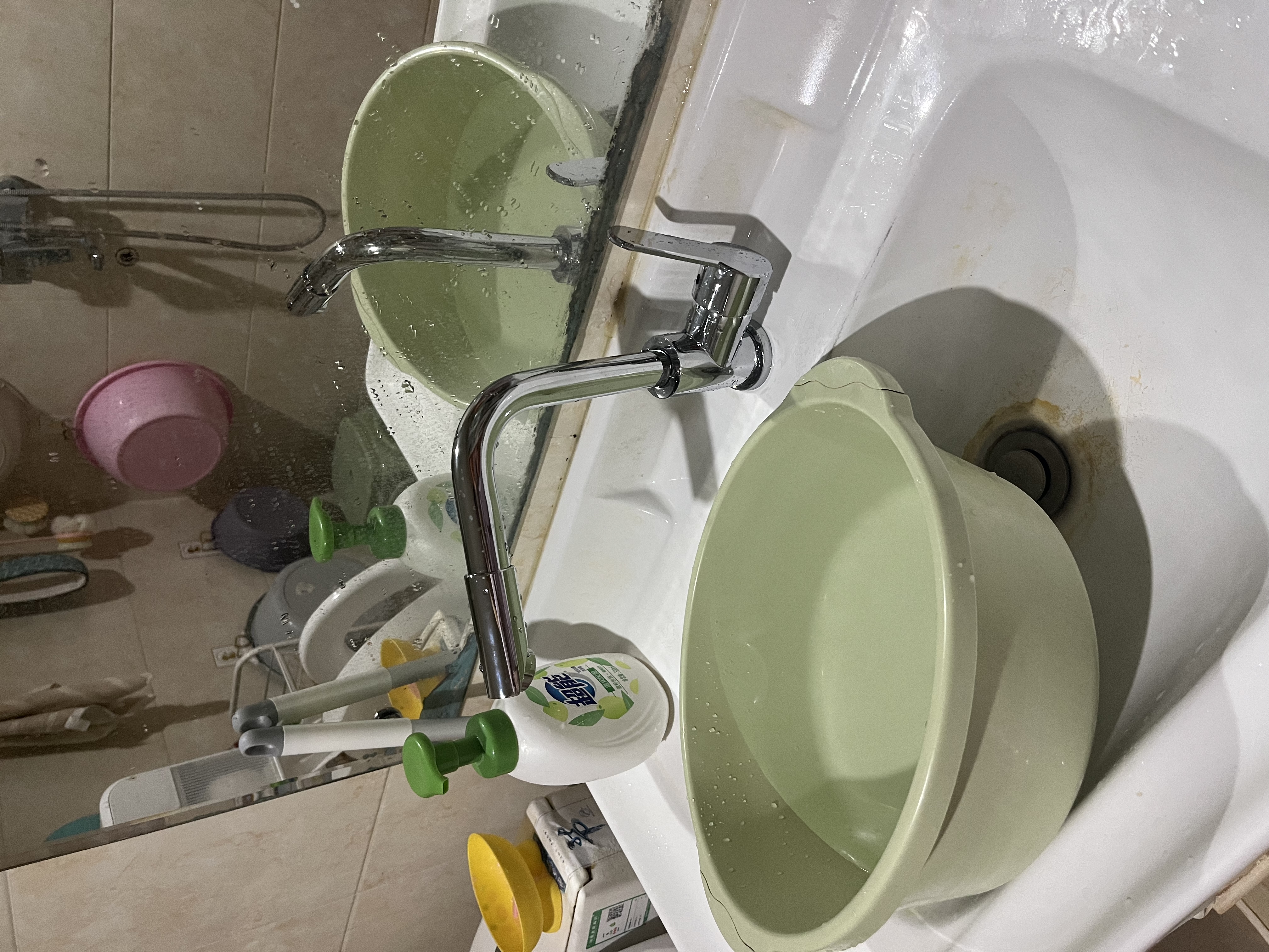 莱尔诗丹（Larsd）面盆水龙头 卫生间浴室柜冷热水龙头洗脸盆不锈钢双温龙头LD78011 实拍图
