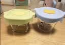 COOKSS婴儿辅食盒玻璃可蒸煮储存盒家用冷冻格保鲜蛋糕模具辅食碗工具 实拍图