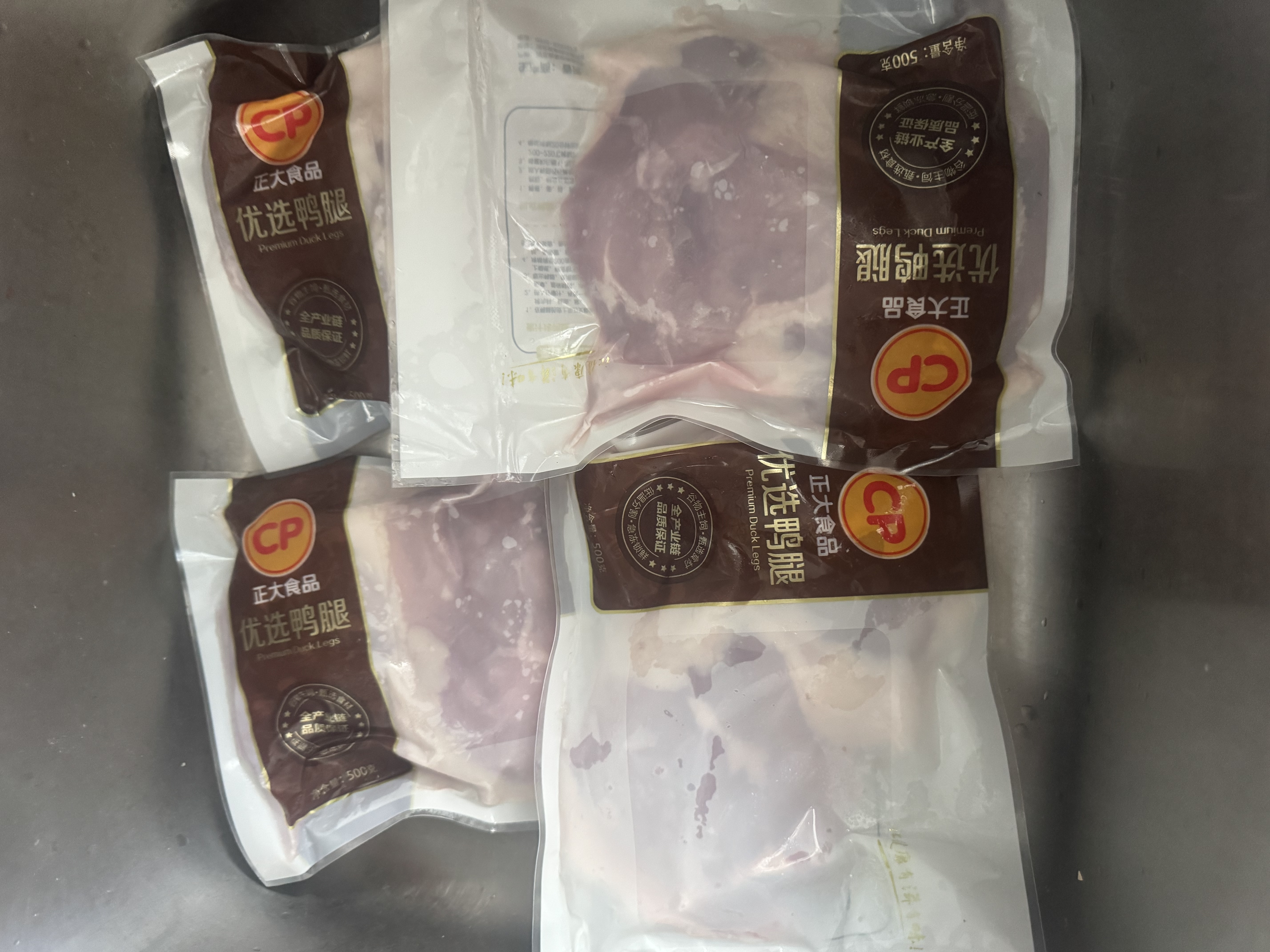 正大鸭腿1斤约2个生鲜冷冻 鸭卤味麻辣鸭货卤煮鸭腿鸭肉早餐生鲜 实拍图