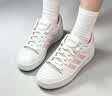adidas NIZZA PLATFORM厚底增高运动帆布鞋女阿迪达斯三叶草 白   37 实拍图