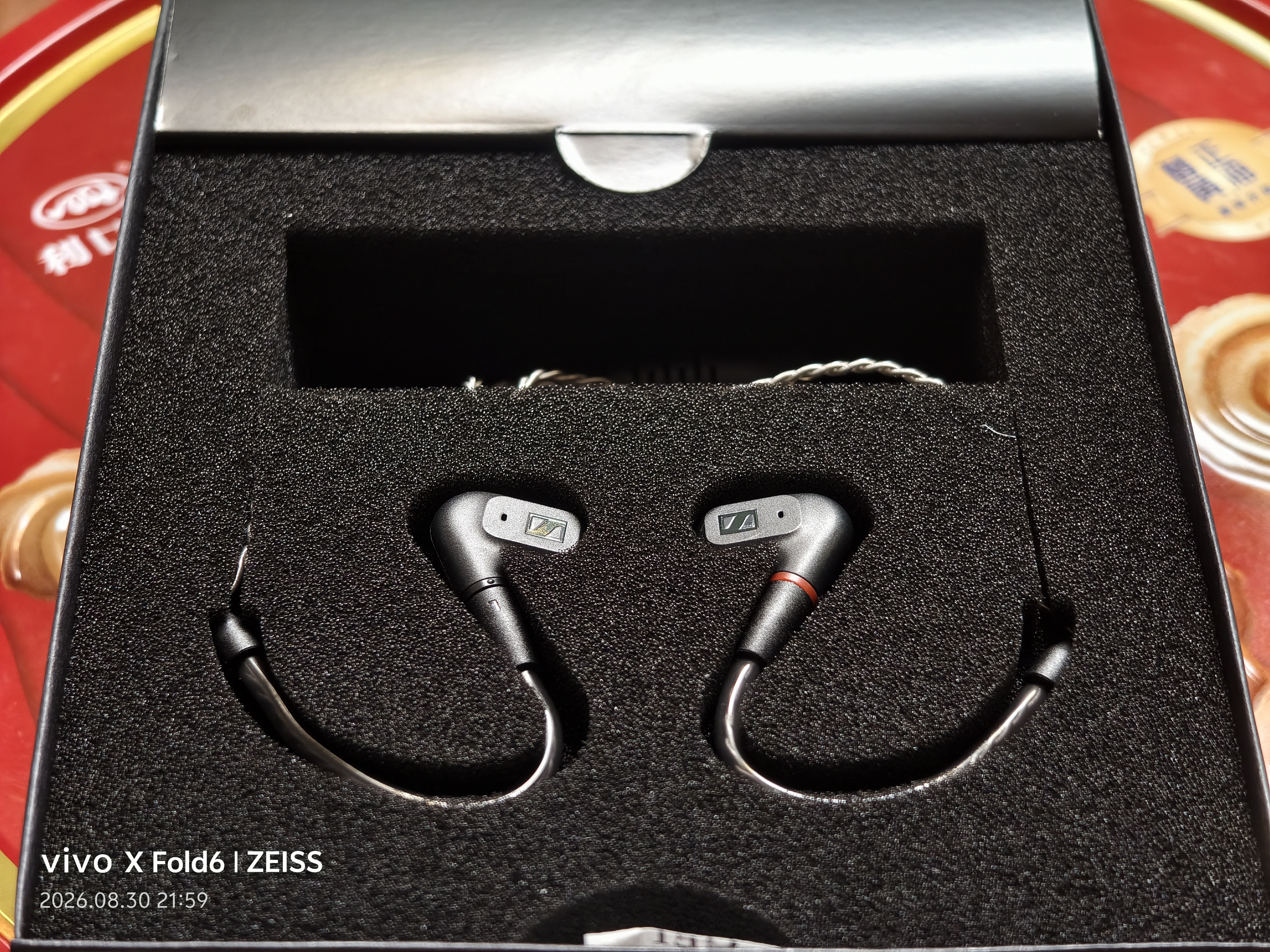 森海塞尔（Sennheiser）IE200 HiFi耳机有线音乐耳机 耳挂入耳式高保真耳机 游戏耳机 黑色 礼物 实拍图