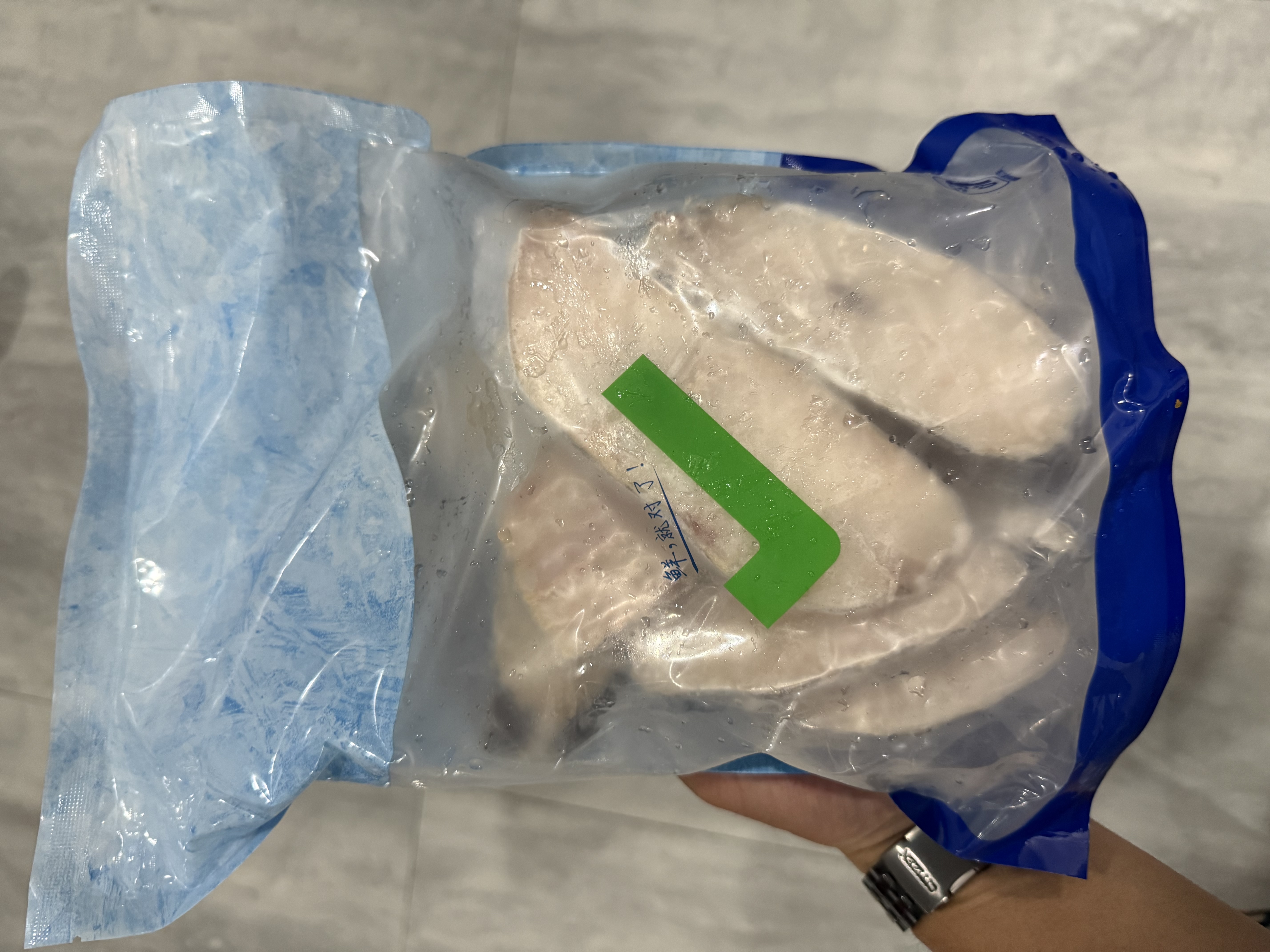 禧美海产太平洋鳕鱼(长尾鳕)净重2斤装 带皮段 独立2袋 好吉鱼 国庆送礼 实拍图