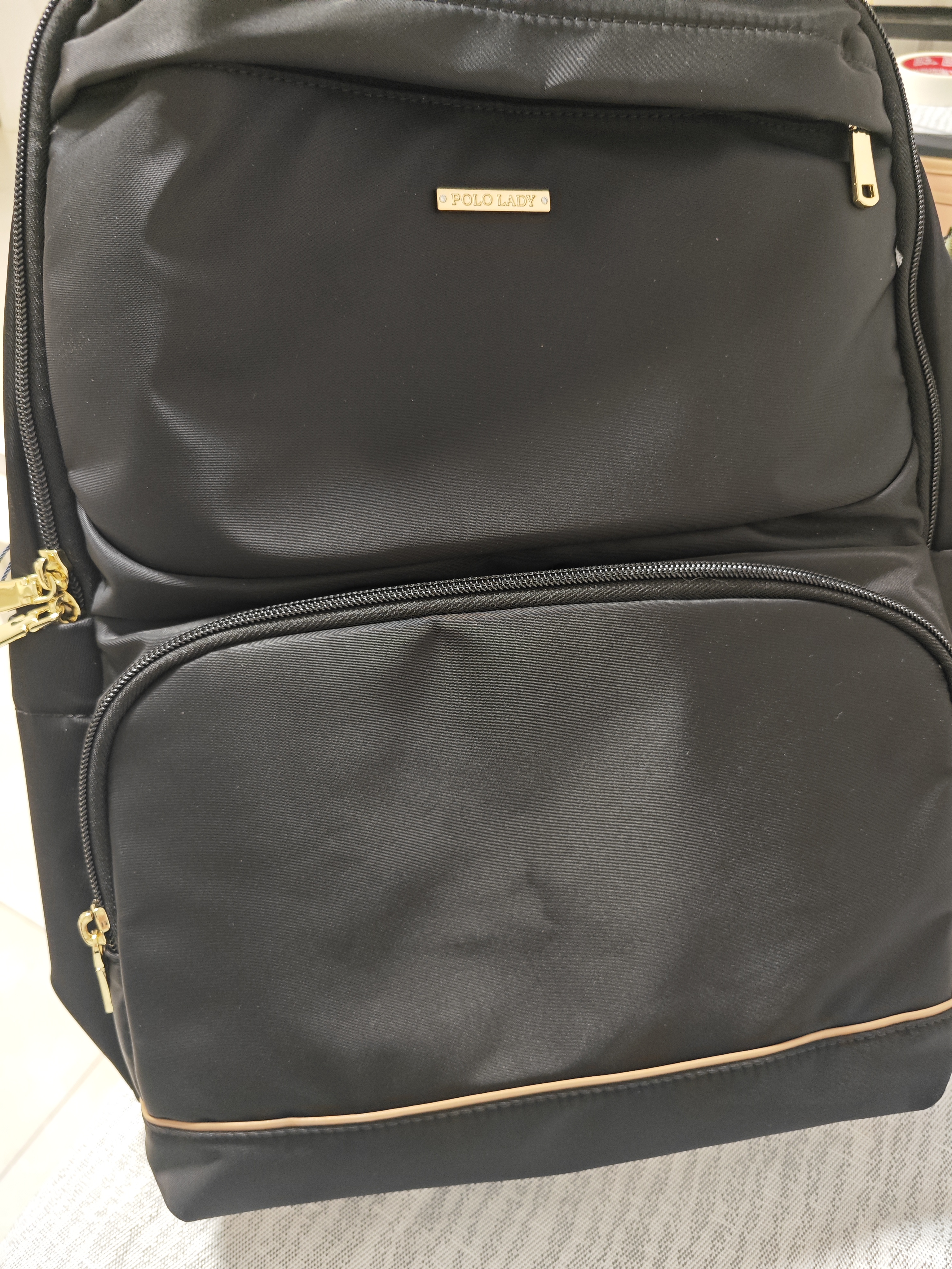 POLO双肩包女大容量通勤书包14/15.6英寸电脑包旅行背包女友生日礼物 实拍图