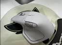 罗技（Logitech）大师系列 MX Master 4 高性能无线蓝牙鼠标  办公鼠标 静音鼠标  升级款 浅灰 带无线接收器 实拍图