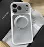 第一卫DIVI支点壳S2【精孔镜头全包】适用iPhone17ProMax手机壳苹果17ProMax保护壳360旋转支架磁吸壳防摔白 实拍图