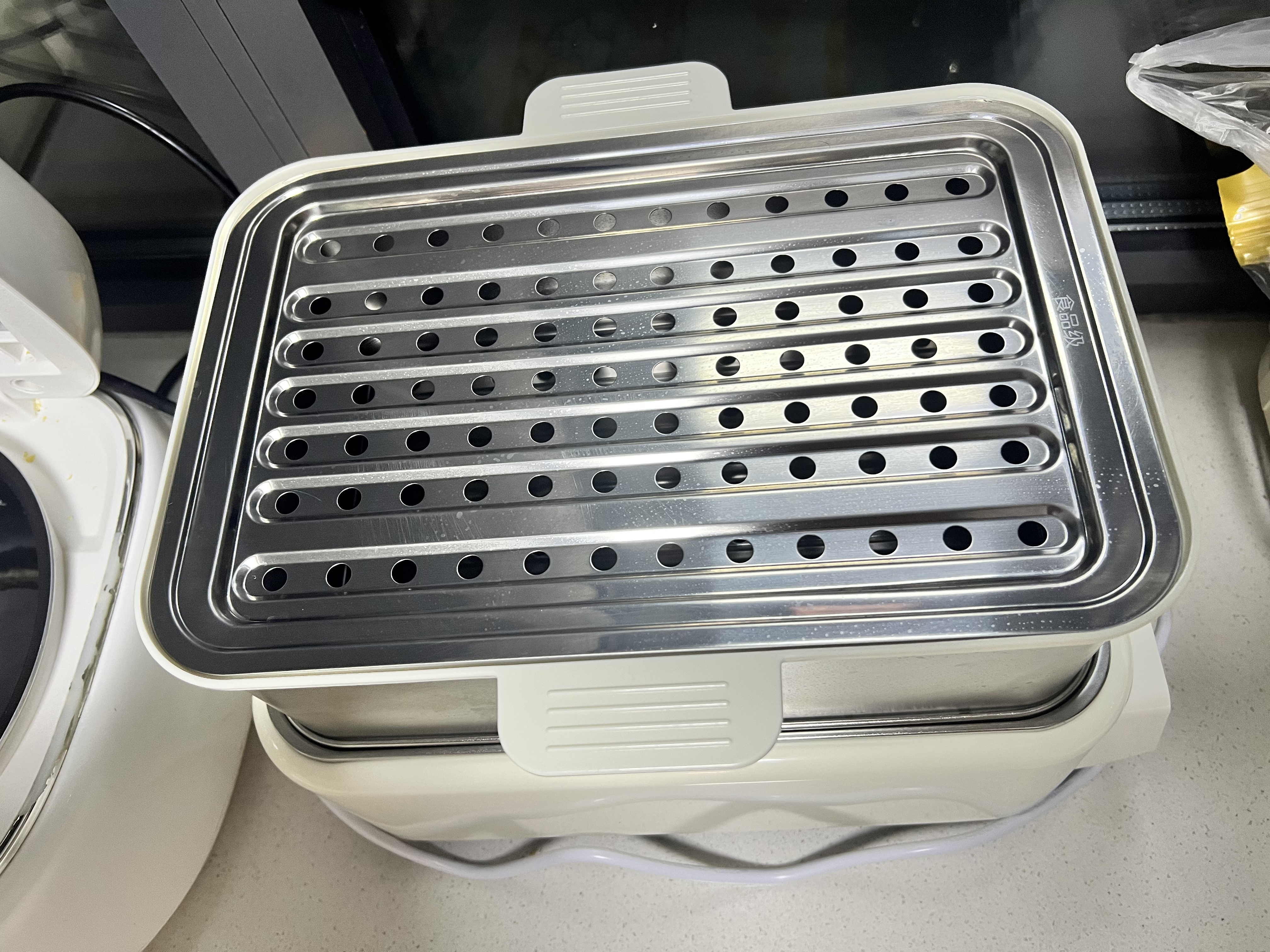 蓝宝（BLAUPUNKT）电蒸锅炖蒸煮一体多功能锅电热锅不锈钢汽蒸锅料理锅陶瓷电炖锅 13L 实拍图