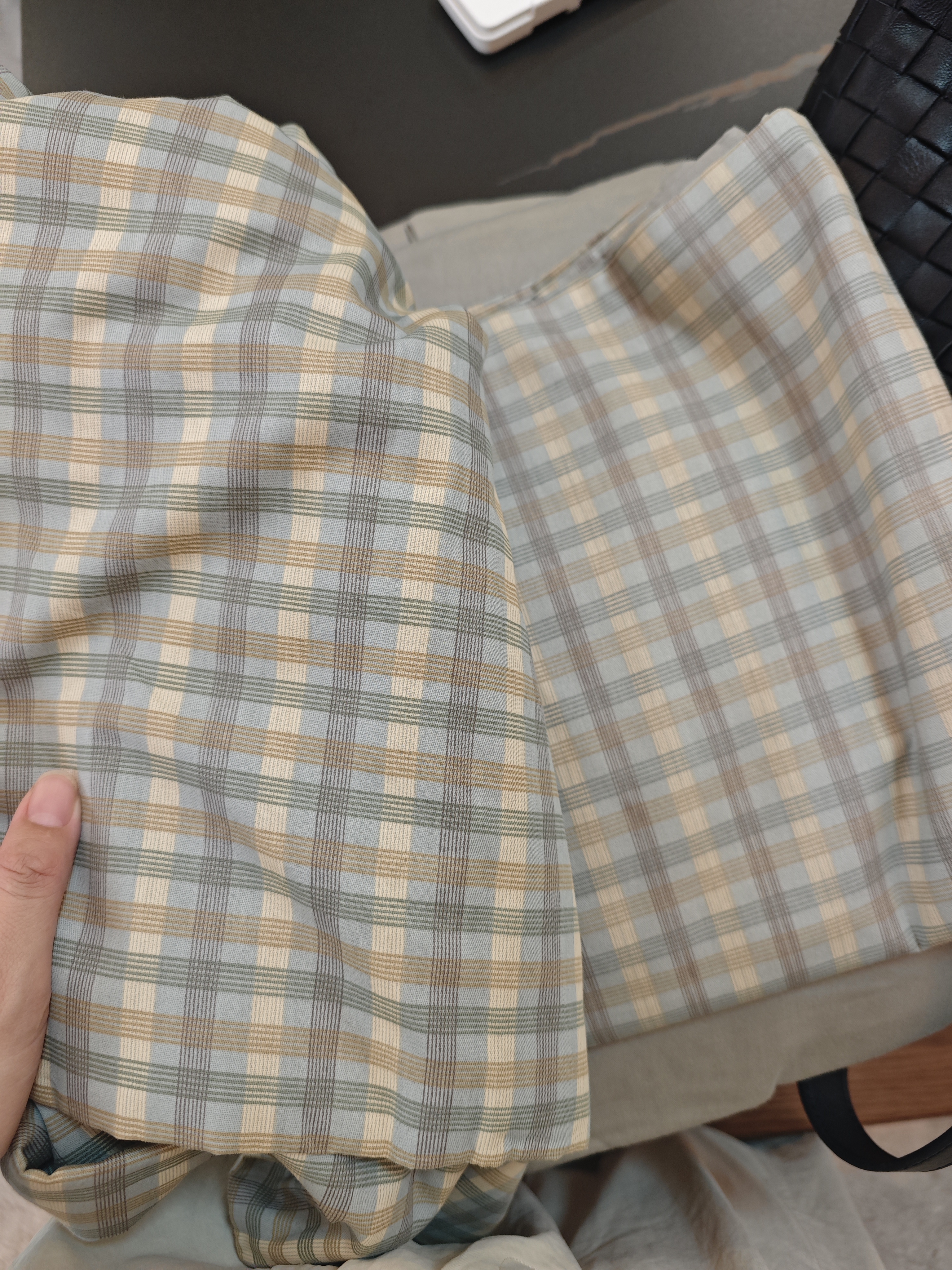 无印良品100%纯棉四件套 全棉床笠1.8*2米被套200*230cm适合1.8米床 暮落灰 实拍图