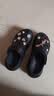 卡骆驰（CROCS）经典泡芙Clog男女一脚蹬懒人沙滩洞洞鞋 黑色 38 实拍图