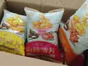 宏途山药薄片48g脆薯片膨化食品商超同款网红推荐爆款休闲小零食 48g*6包（【葱葱】+【香菜】+番茄+烤翅+青瓜+蜂蜜黄油 实拍图
