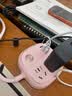 公牛（BULL）20W PD苹果快充插座/插线板/插排/排插/拖线板 复古插座 3usb+2位五孔全长1.5米GN-R602KQ樱花粉 实拍图