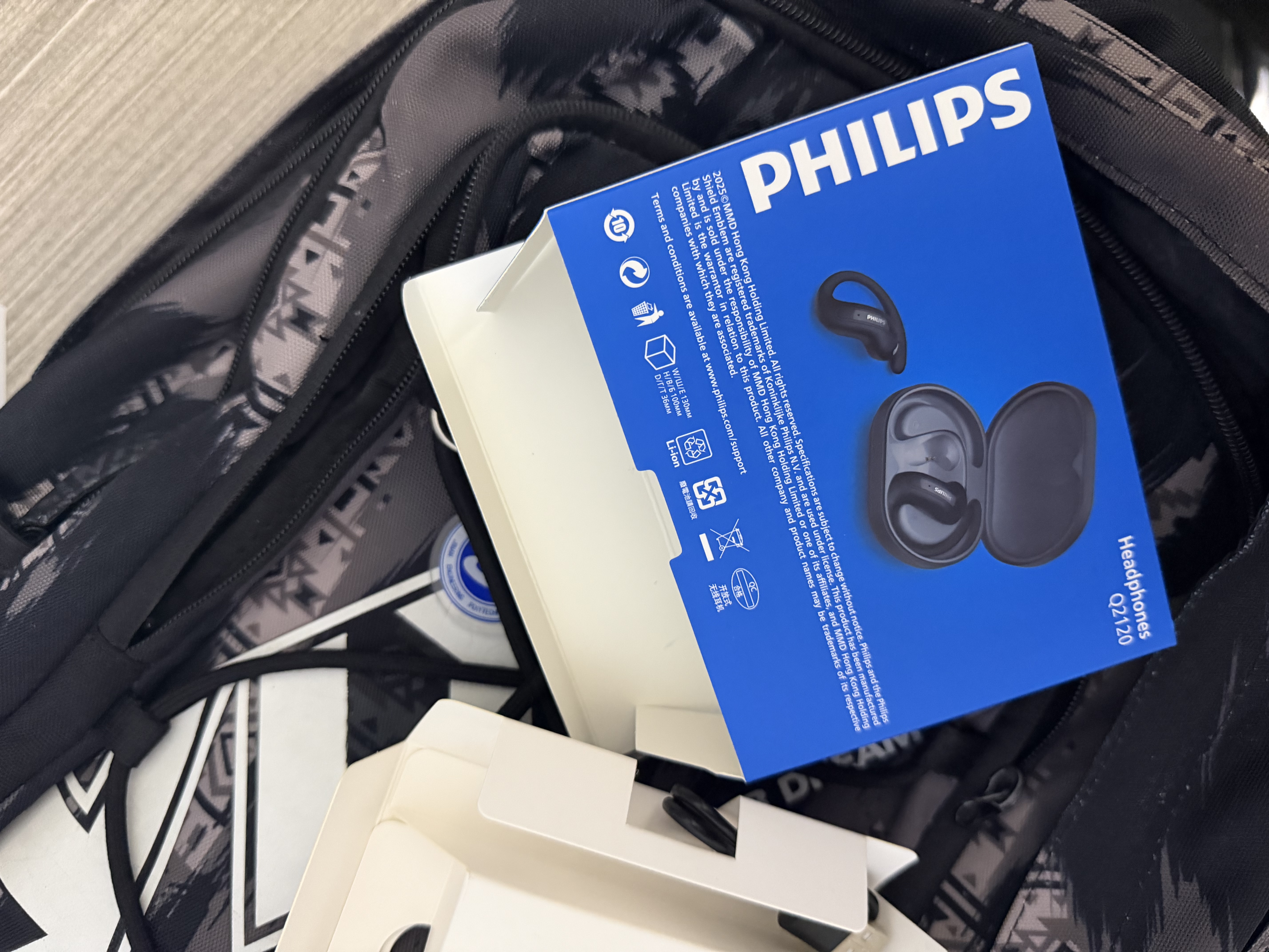 飞利浦（PHILIPS）【2026最新款丨热销100万】蓝牙耳机挂耳开放式骨传导概念无线耳机运动音乐通话降噪适用苹果华为 实拍图