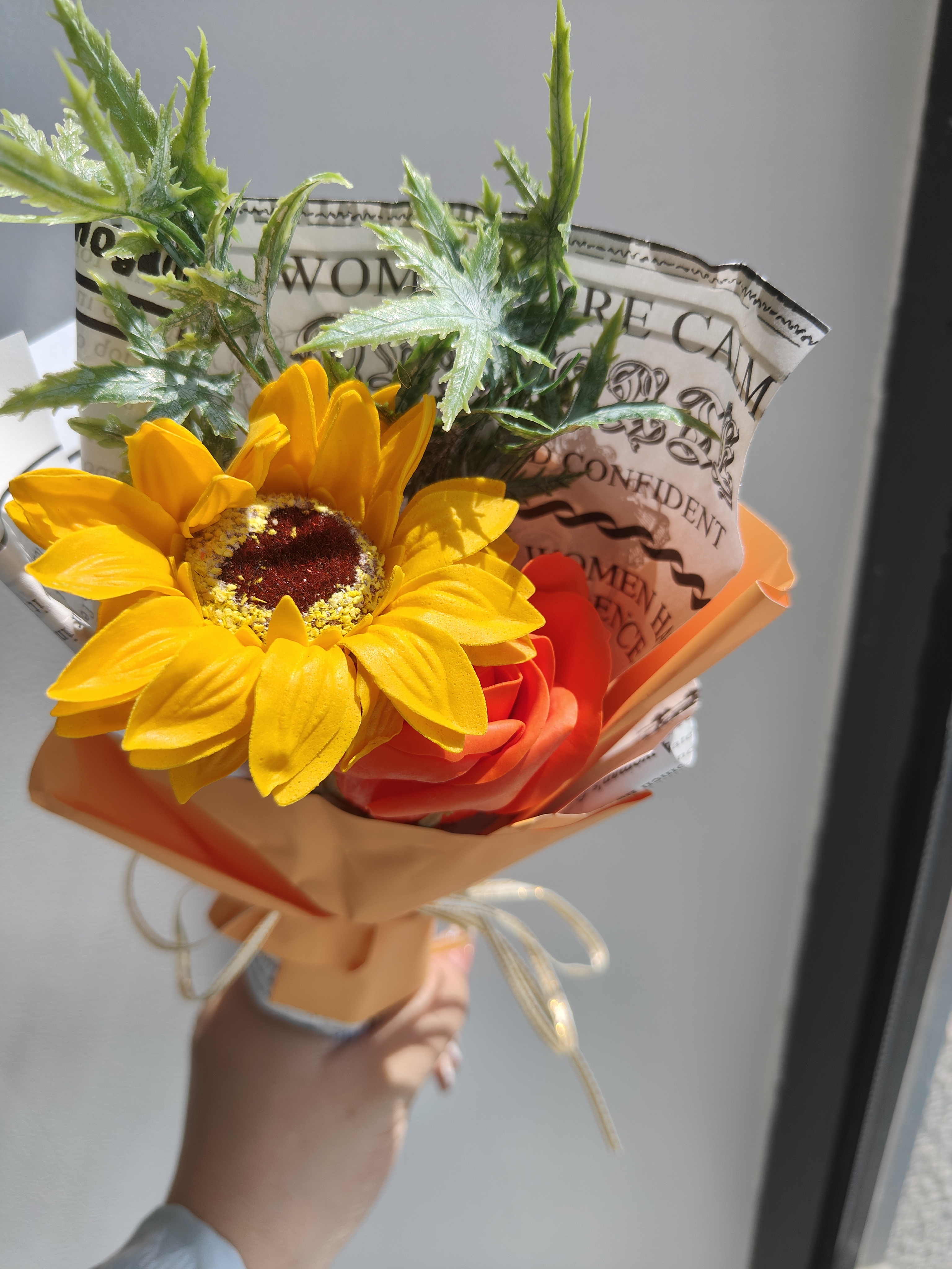 巧心师向日葵花束重阳节圣诞礼物女老师实用永生香皂花幼儿园礼品伴手礼 实拍图