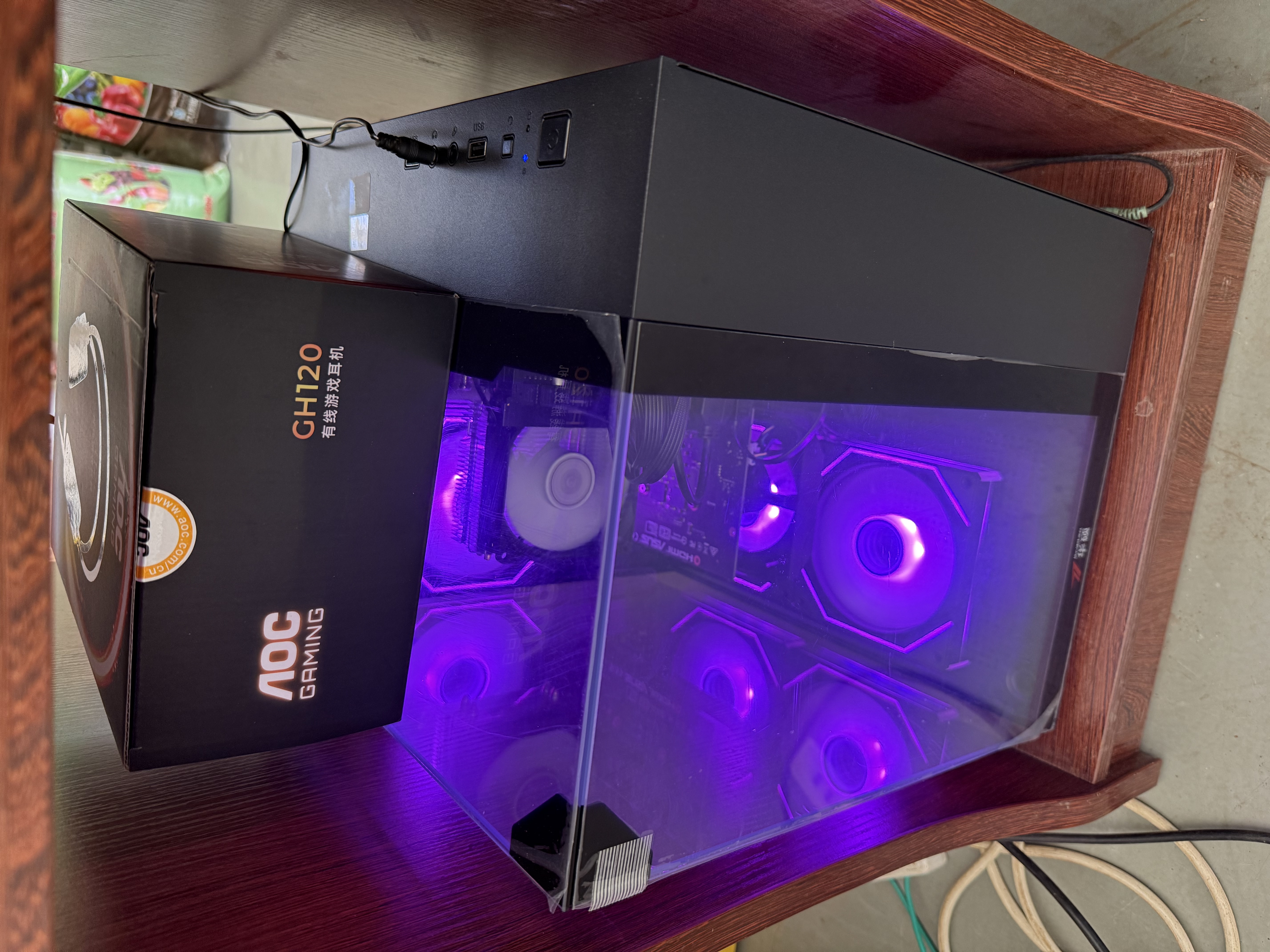 华硕（ASUS） i5 14400F/14600KF/RTX5060/5060Ti显卡台式电脑主机电竞游戏直播三角洲全套组装diy整机WJ11C i5 13400TEF/RTX3050丨规格四 华硕品 实拍图