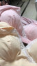 台英华（TAIYINGHUA）孕妇内衣内裤套装纯棉哺乳文胸薄款无钢圈交叉浦哺乳奶罩喂奶胸罩 纯紫色+纯肤色2套装 XL（38/855BC） 实拍图