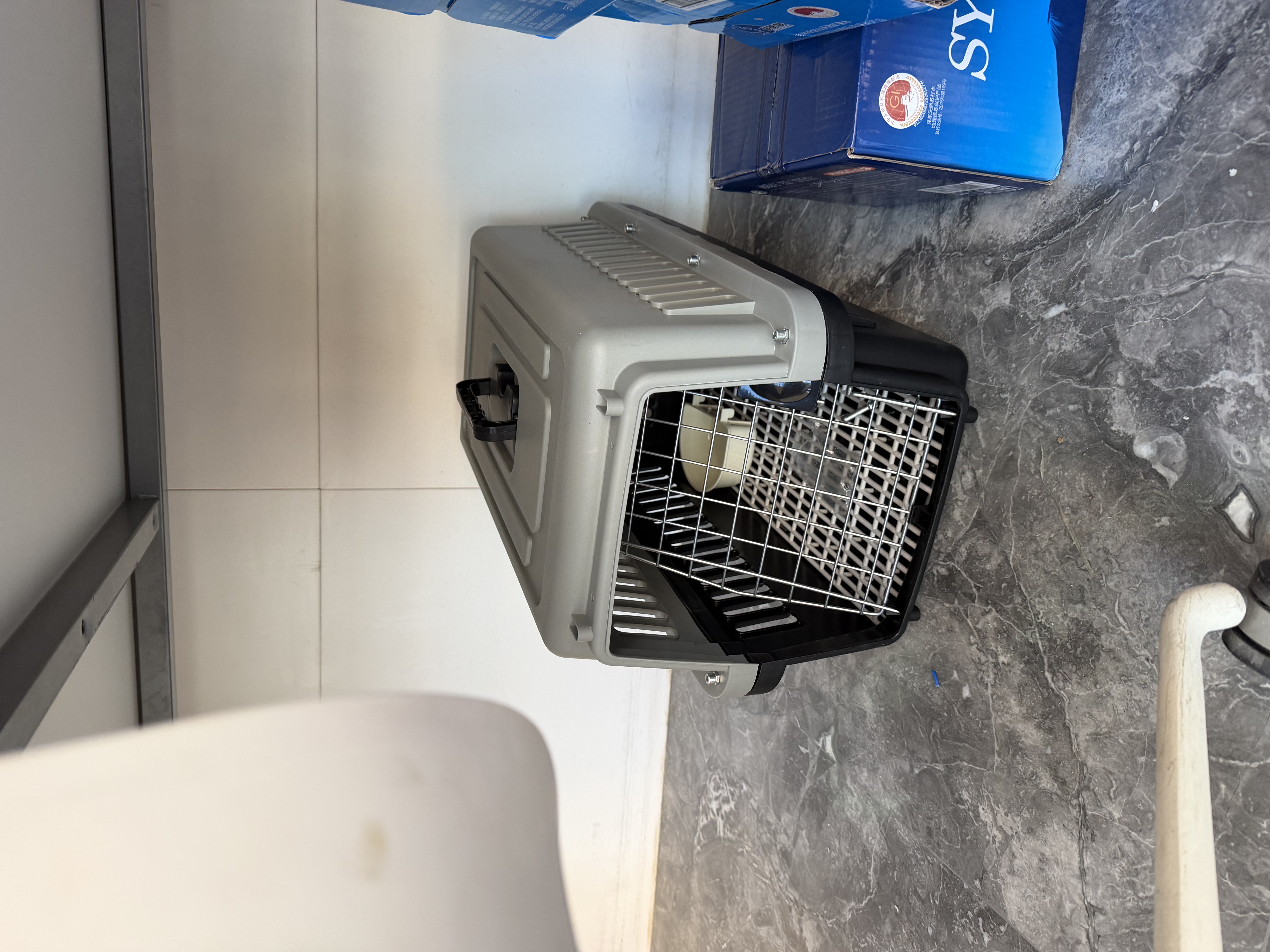 揪喵宠物航空箱大号 猫咪航空箱猫狗 猫包猫笼外出车载猫箱狗狗托运 实拍图