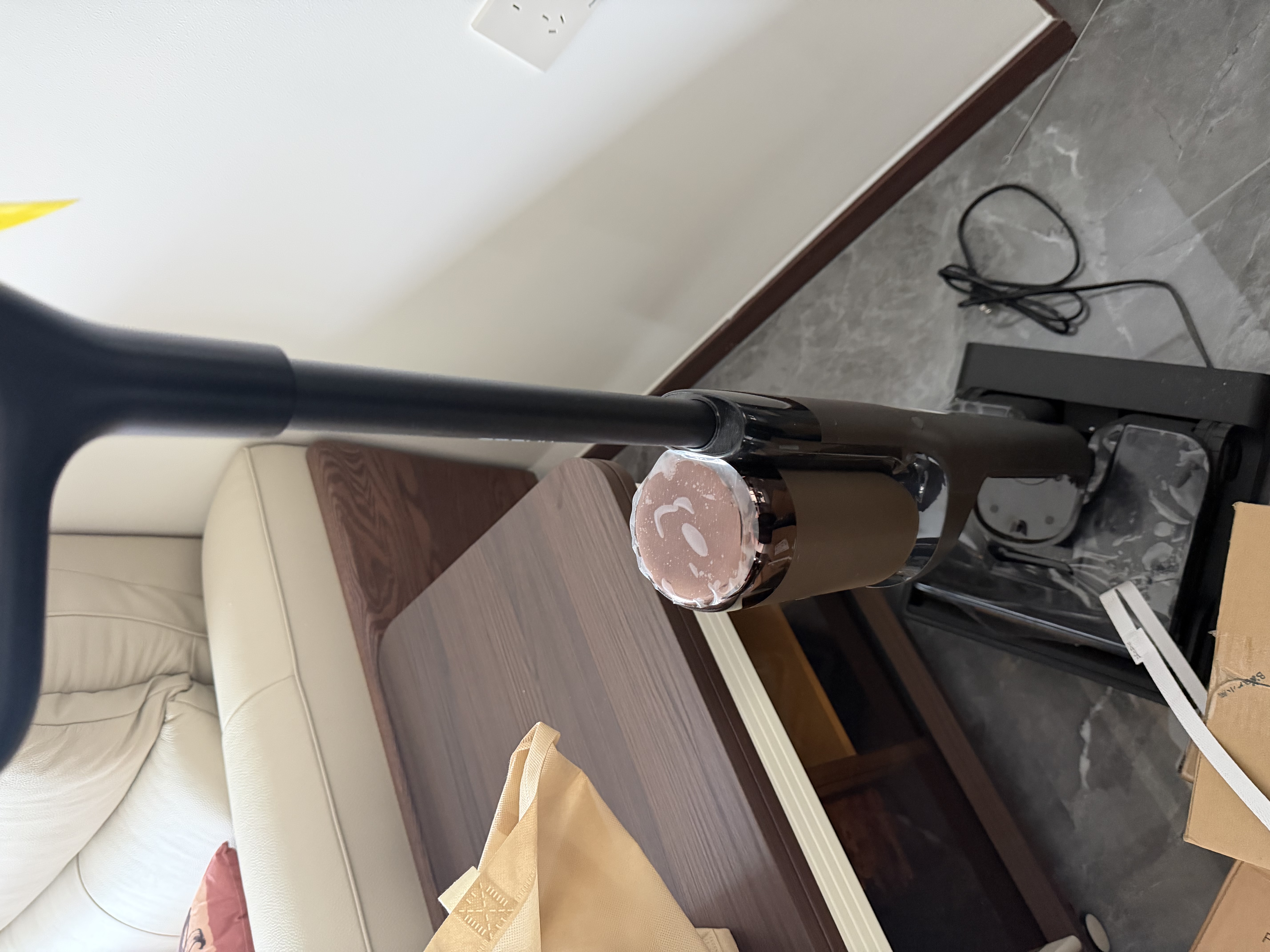 添可极客蒸汽3.0【蒸汽爆喷强搓】高温蒸汽洗地机 洗拖吸一体 家用0缠毛躺平扫地机器人洗地拖地一体机 实拍图
