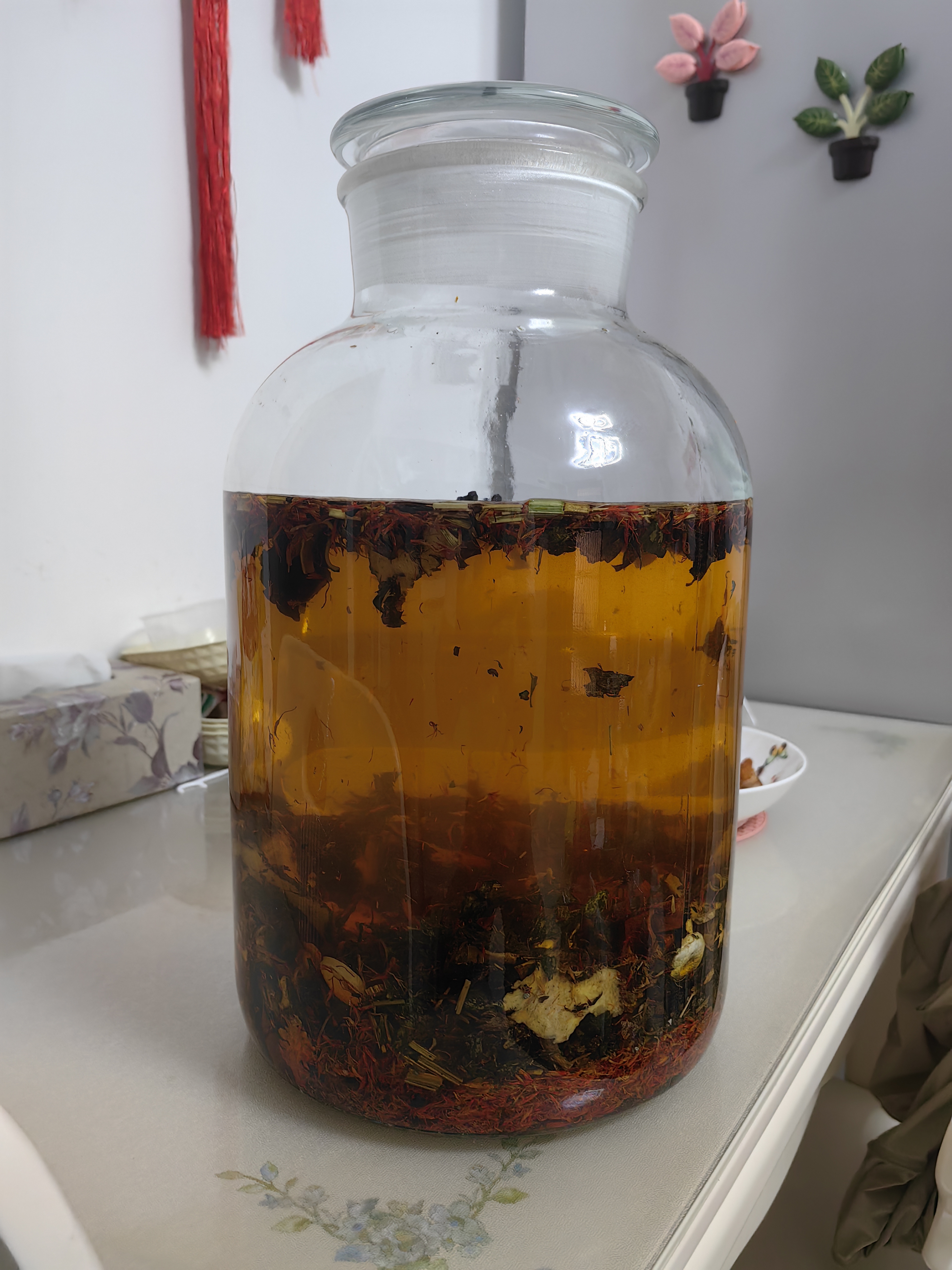 卡德乐加厚玻璃泡酒瓶带龙头50斤10斤20斤30斤40斤药酒瓶泡酒坛酒缸酒提 20斤不带龙头加厚送酒提 实拍图
